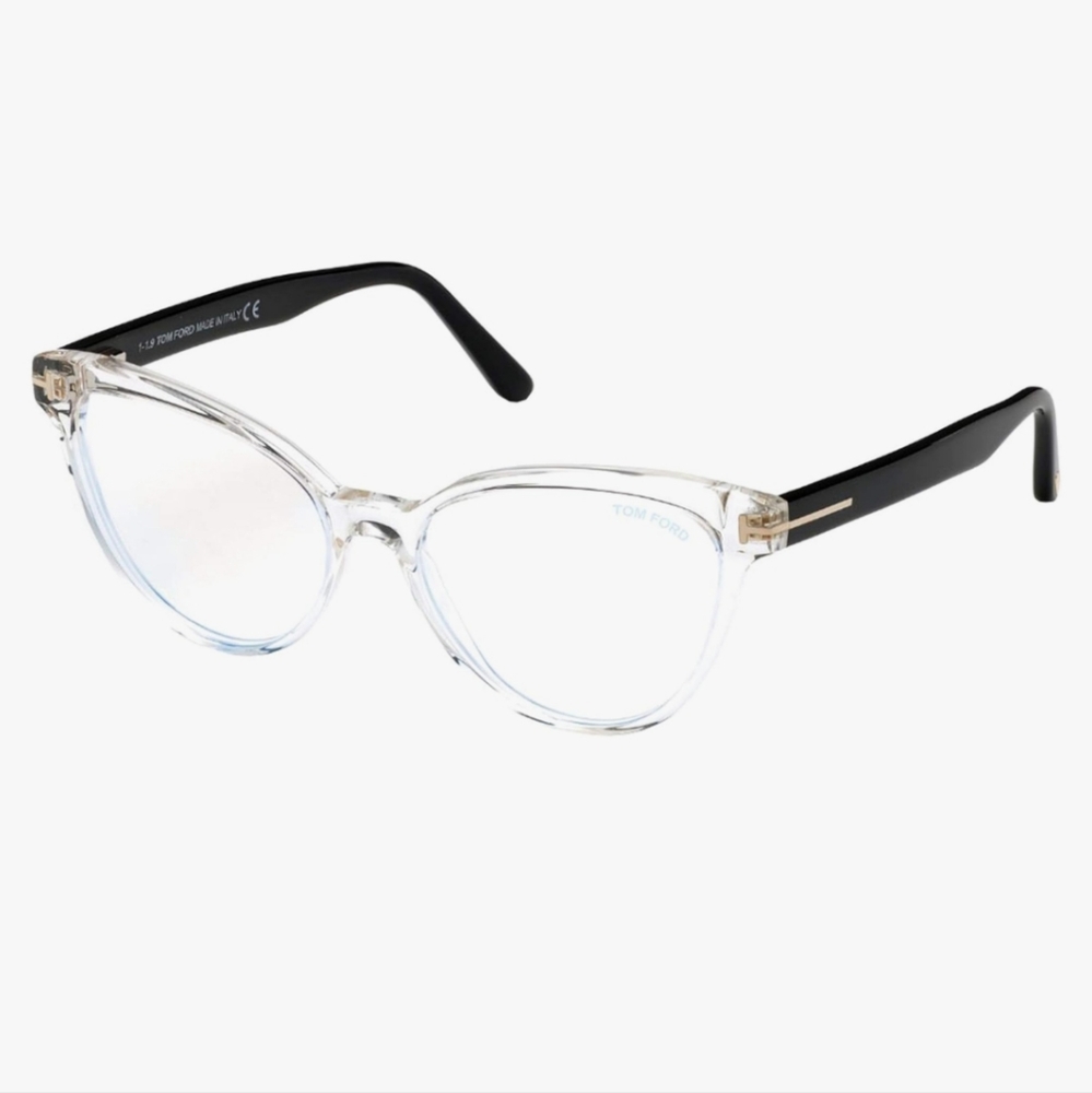 Tom Ford Cate Eye Glasses crystal clear